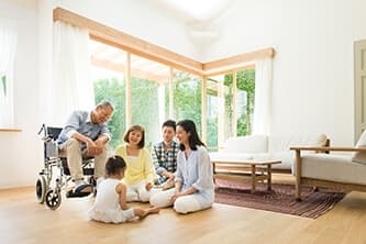 自然と家族とつながる家