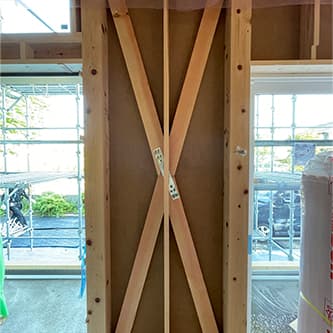 木造軸組工法+<br>構造用耐力面材工法