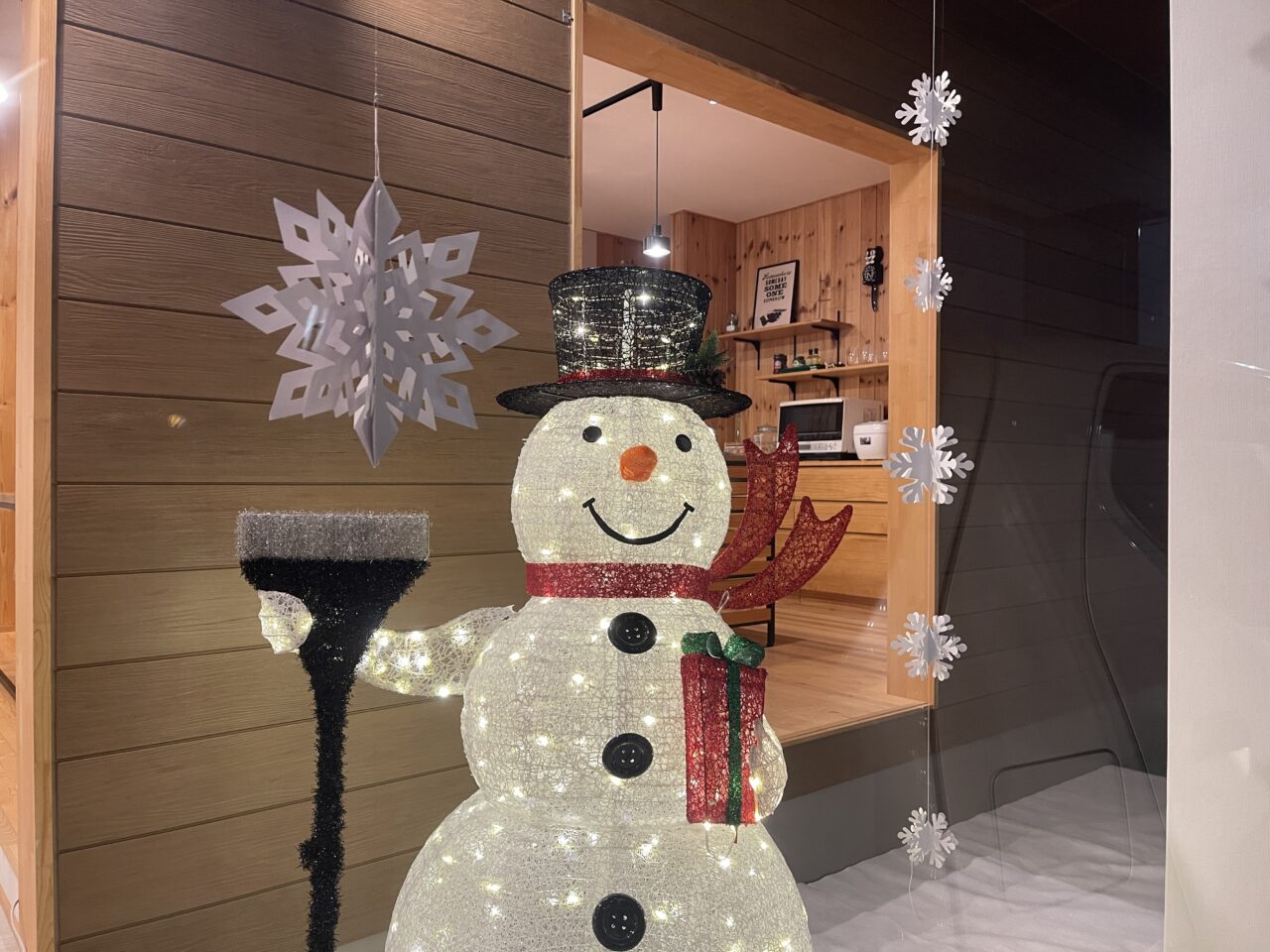 上越すまいステーションのショーウィンドウ⛄❄